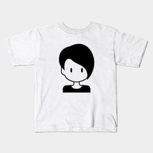 Minimalism Girl #6 Kids T-Shirt